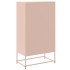 Aparador de acero rosa 68,5x38,5x123,5