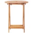 Juego de bistro de 3 piezas ratán PE y madera maciza