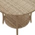 Sillones reclinables de jardín con mesa 2 uds ratán PE