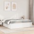Cama con colchón madera maciza de pino blanca 180x200
