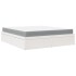 Cama con colchón madera maciza de pino blanca 180x200