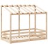 Cama para niños con techo madera maciza de pino 80x160
