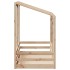 Cama para niños con techo madera maciza de pino 80x160