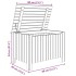 Caja de almacenaje y tapa RANA madera maciza blanca 80x49x54