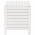 Caja de almacenaje y tapa RANA madera maciza blanca