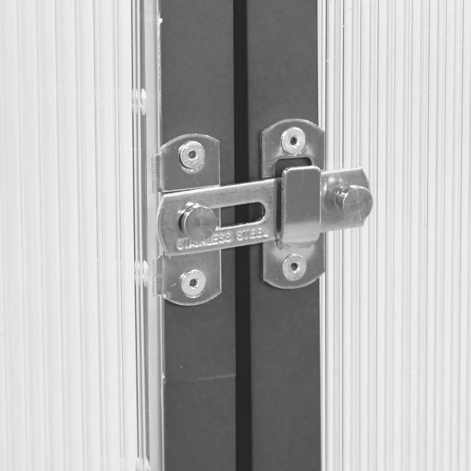 Invernadero con marco base aluminio antracita 169x114x195