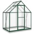 Invernadero con marco base aluminio verde 169x114x202