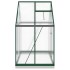 Invernadero con marco base aluminio verde 169x114x202