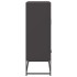 Aparador de acero negro 68x39x111,5
