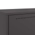 Aparador de acero negro 68x39x111,5