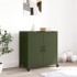 Aparador de acero laminado en frío verde oliva 68,5x39x72