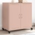 Aparador de acero laminado en frío rosa 68,5x39x72