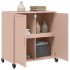 Aparador de acero laminado en frío rosa 68,5x39x72