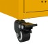 Mueble para TV acero laminado en frío amarillo 100,5x39x43,5