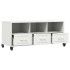 Mueble para TV acero laminado en frío blanco 100,5x39x43,5