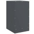 Mesitas de noche 2 unidades gris antracita 34,5x39x62
