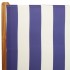Sillas jardín reclinables 6 uds madera maciza tela azul