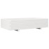 Jardinera de madera maciza de pino blanco 110x60x26,5