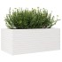 Jardinera de madera maciza de pino blanco 110x60x46