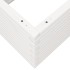 Jardinera de madera maciza de pino blanco 110x60x46