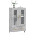 Aparador alto madera de ingeniería gris hormigón 69,5x31x115
