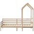 Sofá cama con techo madera maciza de pino 90x200