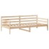 Sofá cama con techo madera maciza de pino 90x200