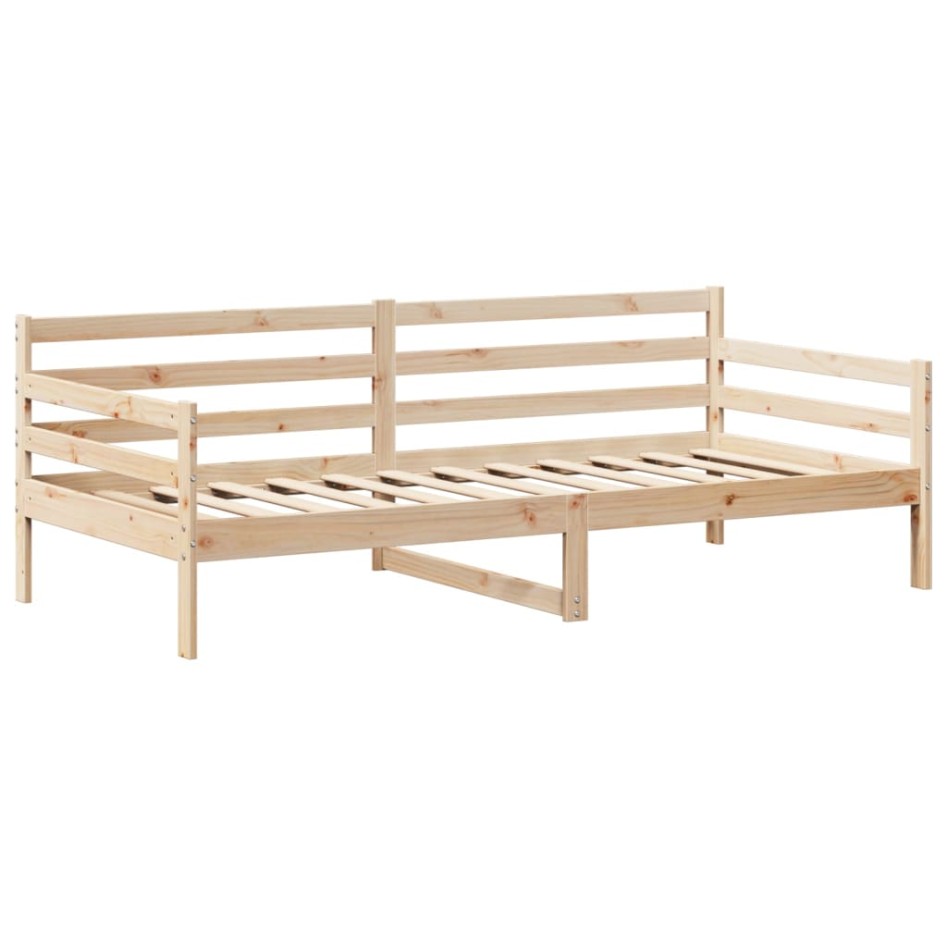 Sofá cama con techo madera maciza de pino 90x200