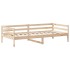 Sofá cama con techo madera maciza de pino 90x200