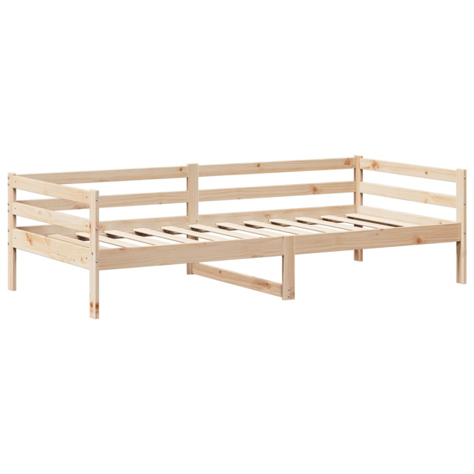 Sofá cama con techo madera maciza de pino 90x200