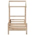 Sofá cama con techo madera maciza de pino 90x200