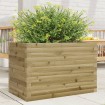 Jardinera de madera de pino impregnada 70x40x46 cm