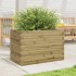 Jardinera de madera de pino impregnada 70x40x46