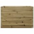 Jardinera de madera de pino impregnada 70x40x46