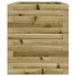 Jardinera de madera de pino impregnada 70x40x46