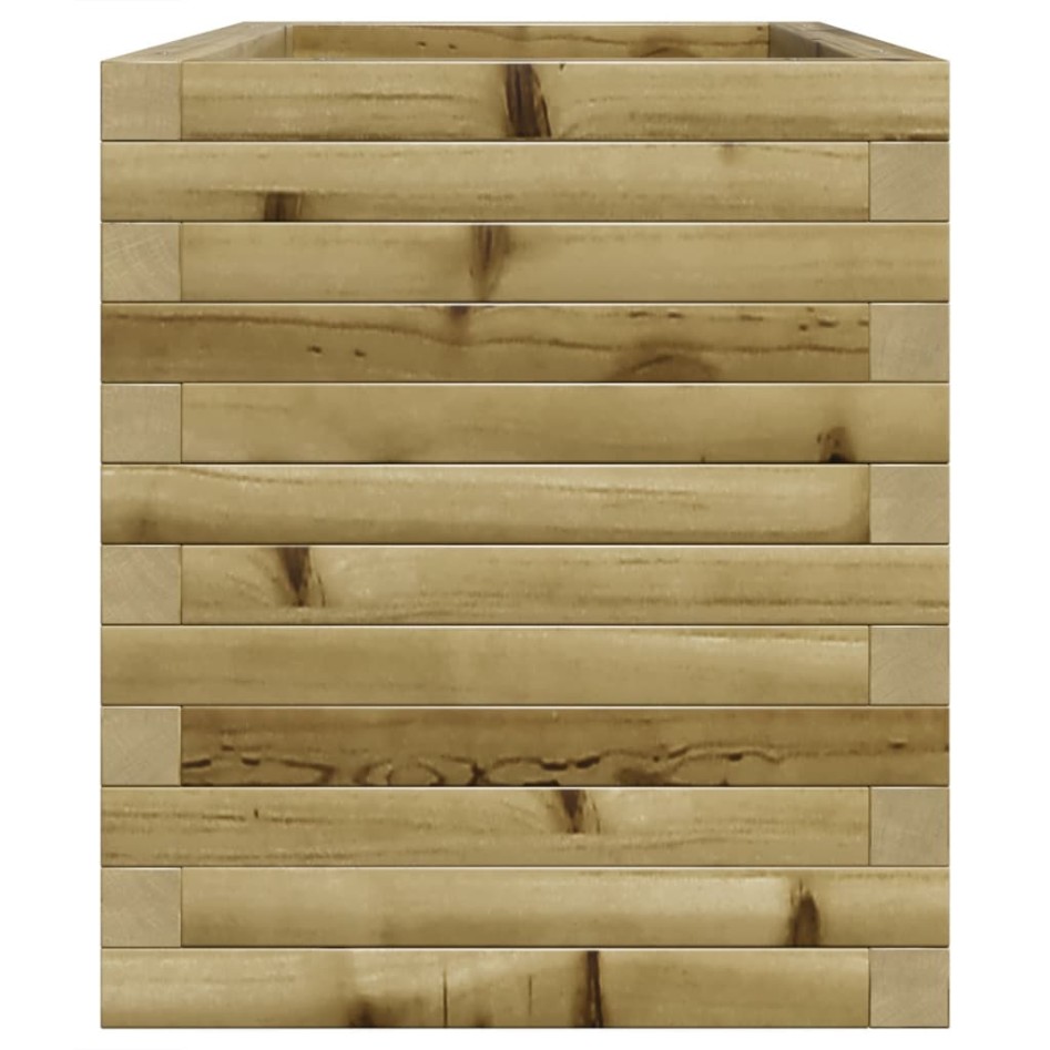 Jardinera de madera de pino impregnada 70x40x46