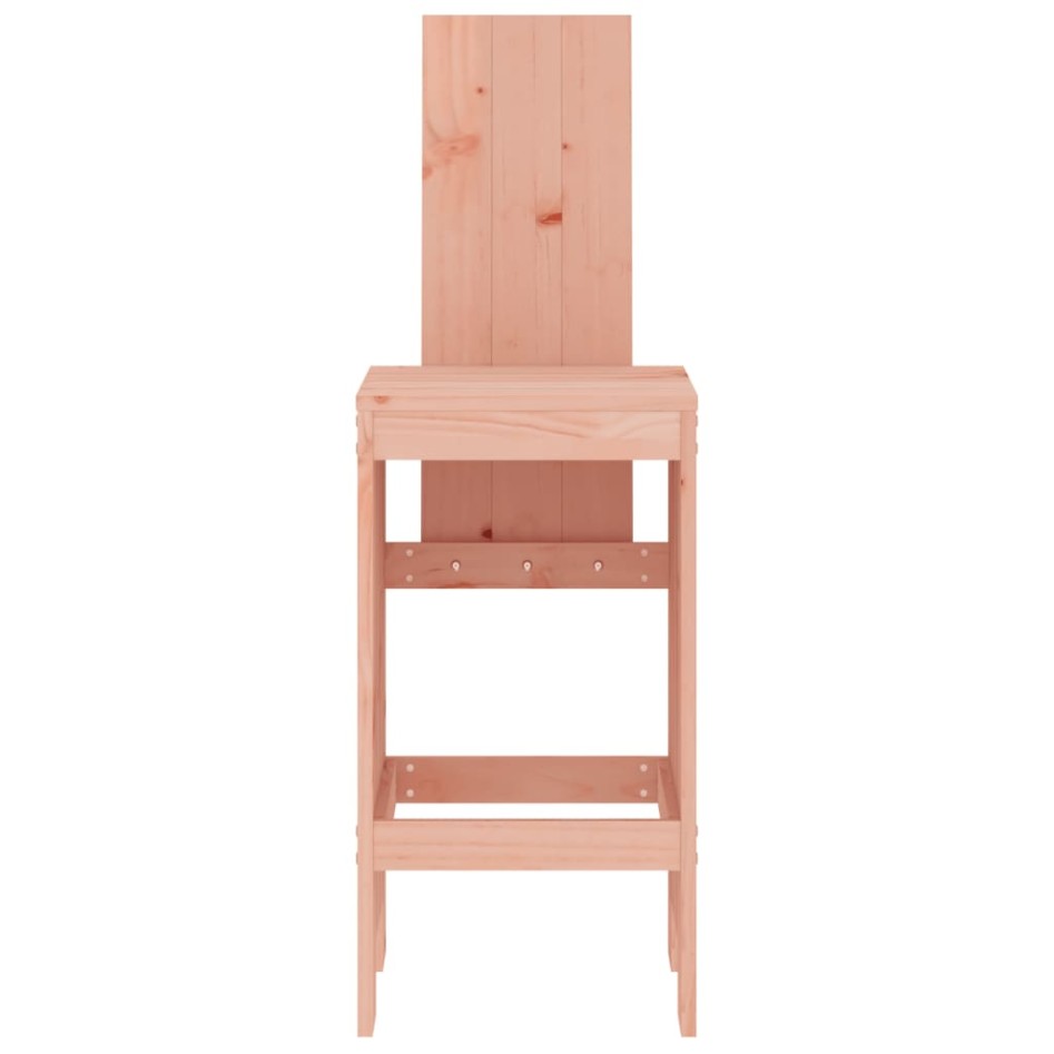 Taburetes de cocina 2 uds madera de abeto Douglas 40x42x120