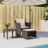 Sillón de jardín con reposapiés ratán sintético