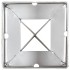 Picas de tierra 12 uds acero galvanizado plateado 9x9x75