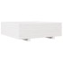 Jardinera de madera maciza de pino blanca 80x80x26,5