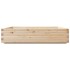 Jardinera de madera maciza de pino 110x110x26,5