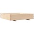 Jardinera de madera maciza de pino 110x110x26,5