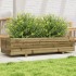 Jardinera de madera de pino impregnada 110x40x26,5