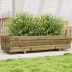 Jardinera de madera de pino impregnada 110x40x26,5 cm