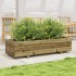 Jardinera de madera de pino impregnada 110x40x26,5