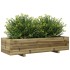 Jardinera de madera de pino impregnada 110x40x26,5