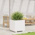 Jardinera madera maciza de pino blanco 50x50x49,5