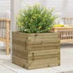 Jardinera madera de pino impregnada 50x50x46 cm