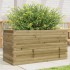 Jardinera de madera de pino impregnada 90x40x46