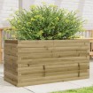 Jardinera de madera de pino impregnada 90x40x46 cm